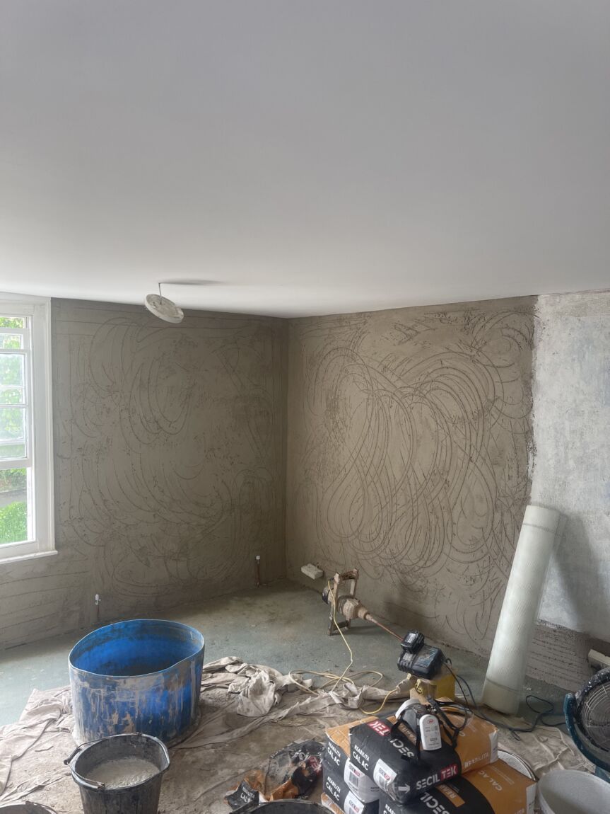 SAS Plastering - interior walls plastering and rendering completed