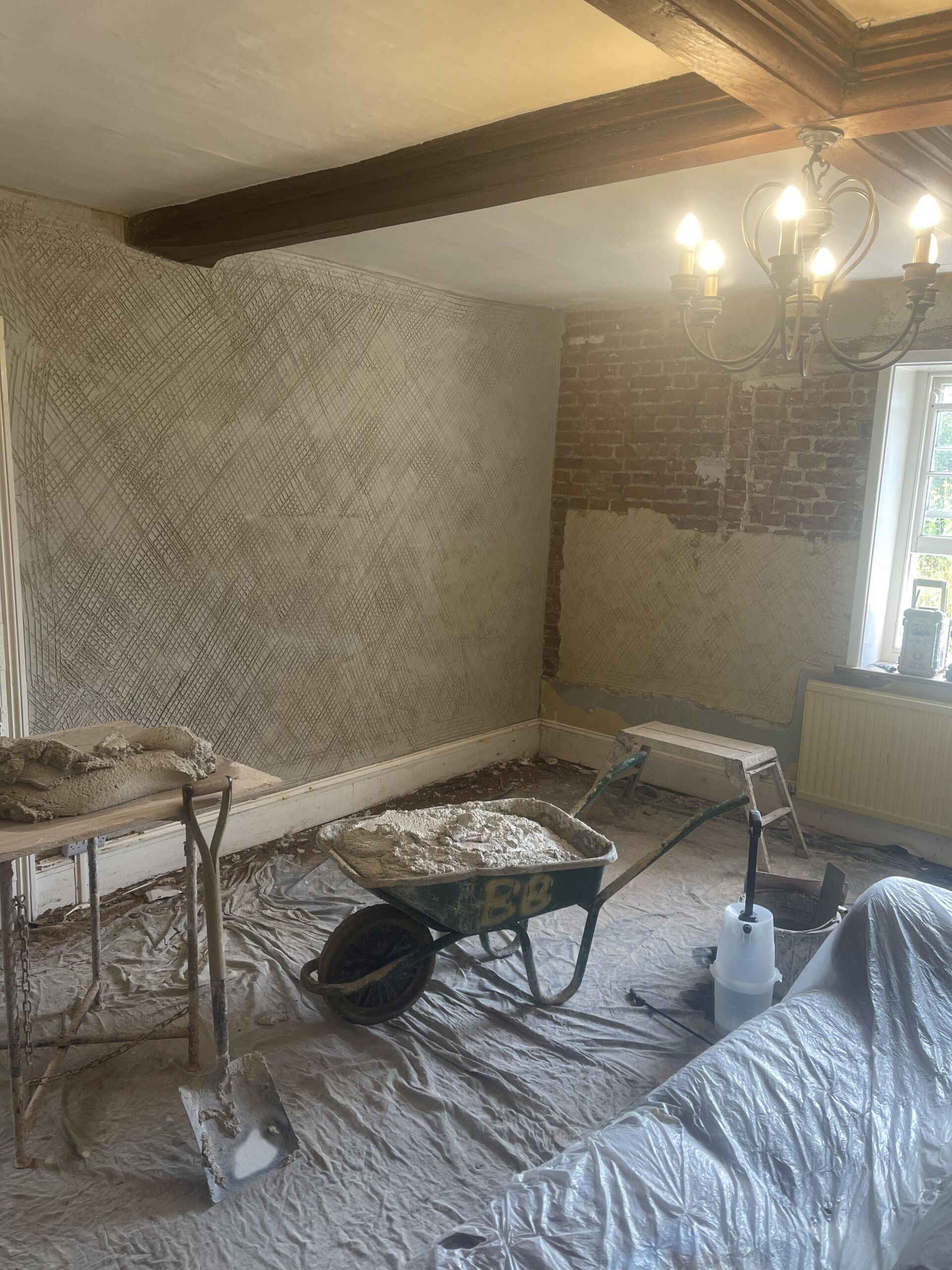 SAS Plastering - interior walls plastering and rendering completed